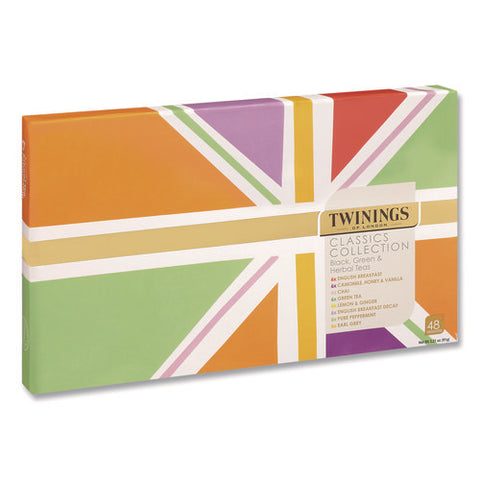 Classics Collection Assorted Tea Bags, 48/box