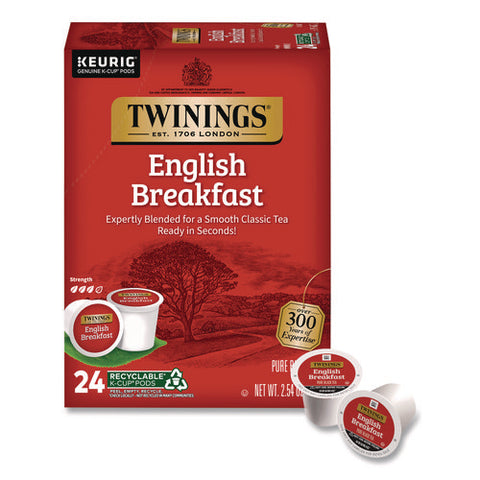 Tea K-cups, English Breakfast. 0.11, 24/box