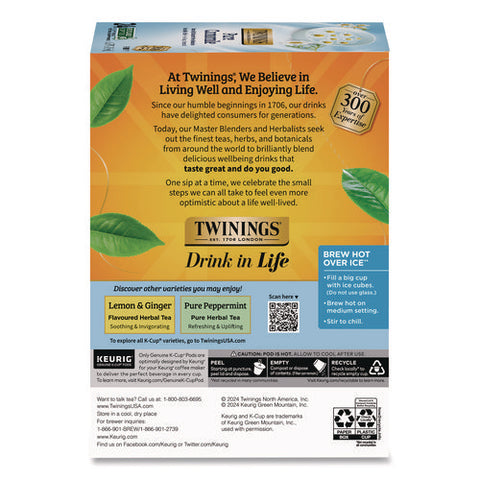 Tea K-cups, Pure Camomile, 0.11 Oz, 24/box