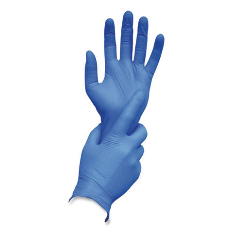 N400 Series Powder-free Nitrile Gloves, Small, Blue, 100/box