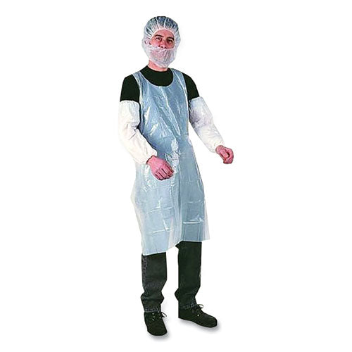 Disposable Food Service Apron, 28 X 46, White, 100/box