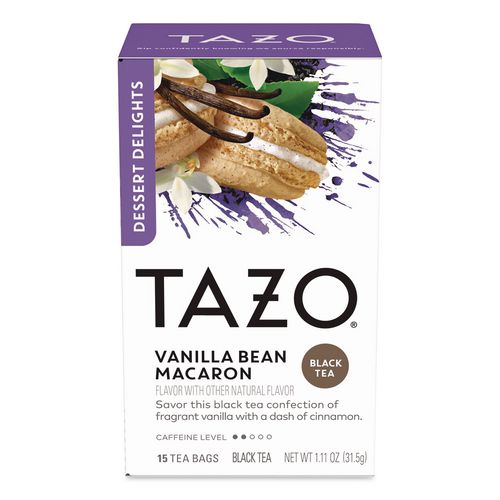Tea Bags, Vanilla Bean Macaron, 0.07 Oz Filterbag, 15/box