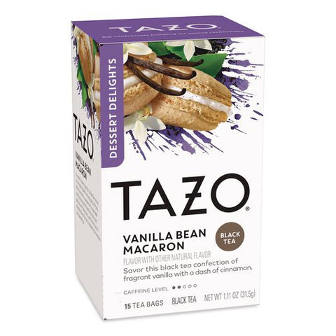 Tea Bags, Vanilla Bean Macaron, 0.07 Oz Filterbag, 15/box