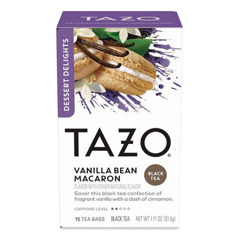 Tea Bags, Vanilla Bean Macaron, 0.07 Oz Filterbag, 15/box