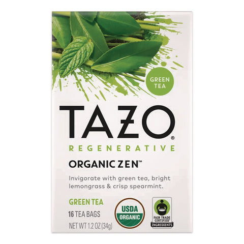 Tea Bags, Organic Zen, 16/box