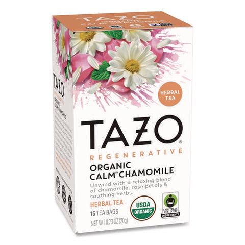 Tea Bags, Organic Calm Camomile, 16/box