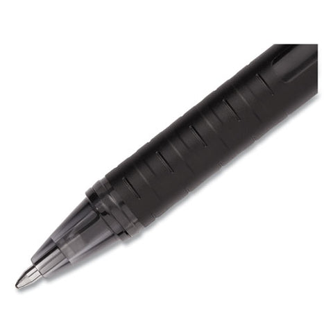 Jetstream 101 Hybrid Gel Pen, Stick, Bold 1 Mm, Black Ink, Black Barrel, Dozen