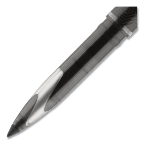 Air Porous Rollerball Pen, Medium 0.7 Mm, Black Ink/barrel, Dozen