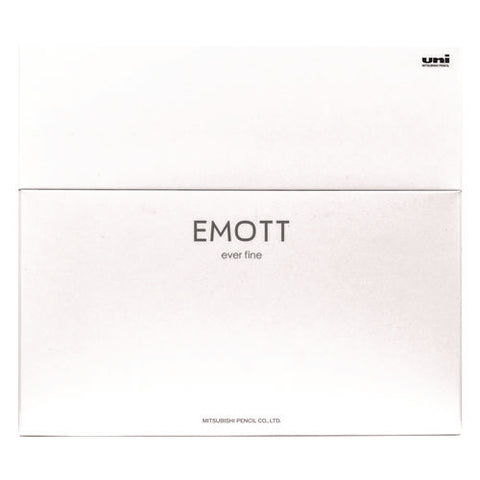 Emott Ever Fine Porous Point Pen, Stick, Fine 0.4 Mm, Assorted Ink Colors, White Barrel, 40/pack