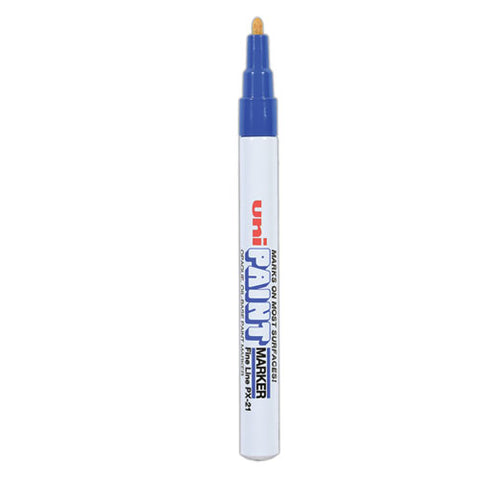 Permanent Marker, Fine Bullet Tip, Blue