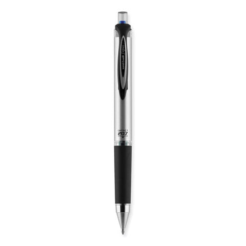 207 Impact Gel Pen, Retractable, Bold 1 Mm, Blue Ink, Black/blue Barrel