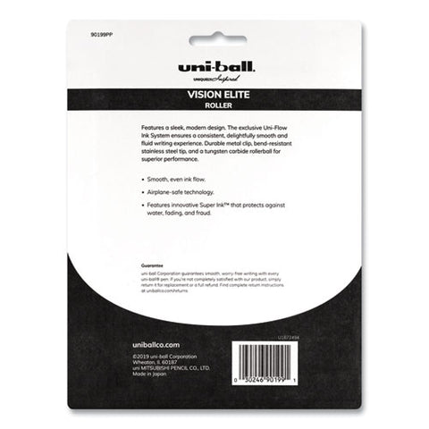 Vision Elite Hybrid Gel Pen, Stick, Bold 0.8 Mm, Assorted Ink And Barrel Colors, 8/pack