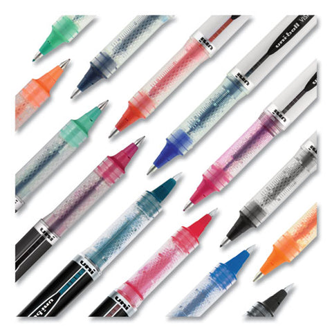 Vision Elite Hybrid Gel Pen, Stick, Bold 0.8 Mm, Assorted Ink And Barrel Colors, 8/pack