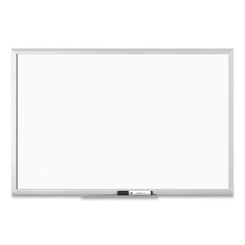 Melamine Dry Erase Board, 36" X 24" (actual Size: 35" X 23"), White Surface, Satin Aluminum Frame