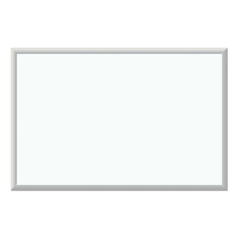 Melamine Dry Erase Board, 36" X 24" (actual Size: 35" X 23"), White Surface, Satin Aluminum Frame