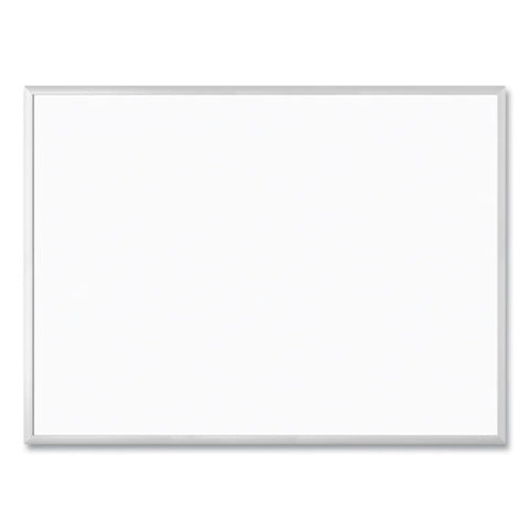 Melamine Dry Erase Board, 48" X 36" (actual Size: 47" X 35"), White Surface, Satin Aluminum Frame