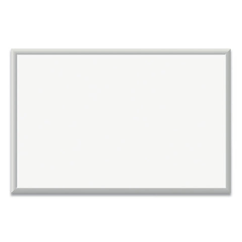 Magnetic Dry Erase Board With Aluminum Frame, 36" X 24" (actual Size: 35" X 23"), White Surface, Satin Aluminum Frame