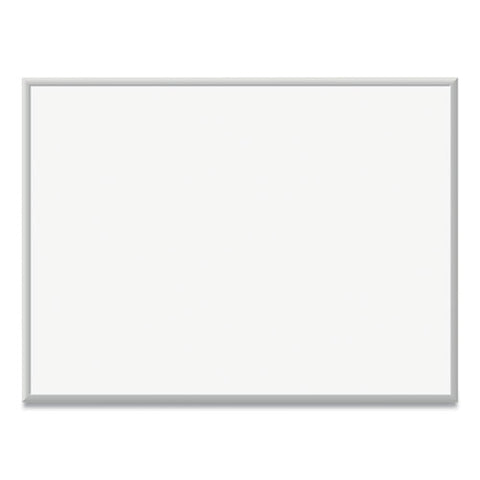 Magnetic Dry Erase Board With Aluminum Frame, 48" X 36" (actual Size: 47" X 35"), White Surface, Satin Aluminum Frame