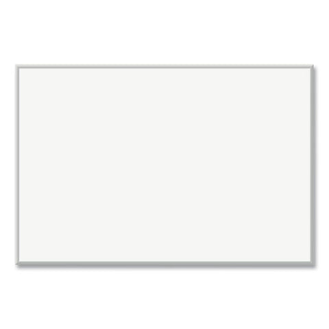 Magnetic Dry Erase Board With Aluminum Frame, 72" X 48" (actual Size: 70" X 47"), White Surface, Satin Aluminum Frame