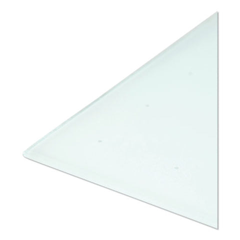 Floating Glass Ghost Grid Dry Erase Board, 47" X 35", White Surface