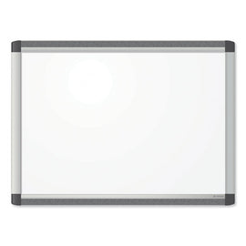 Pinit Magnetic Dry Erase Board, 24" X 18" (actual Size: 23" X 17"), White Surface, Satin Aluminum Frame