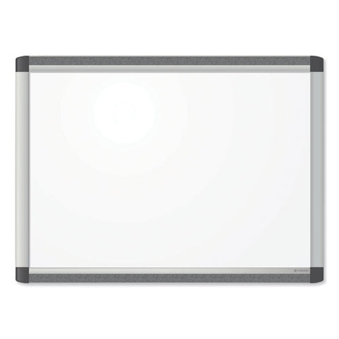 Pinit Magnetic Dry Erase Board, 24" X 18" (actual Size: 23" X 17"), White Surface, Satin Aluminum Frame