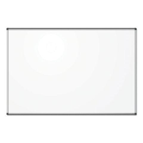 Pinit Magnetic Dry Erase Board, 70" X 47", White Surface, Satin Aluminum Frame