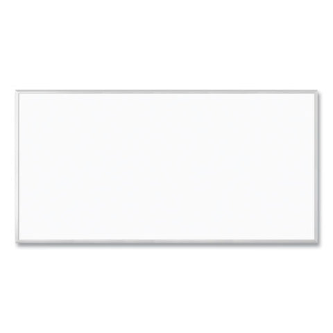 Magnetic Dry Erase Board With Aluminum Frame, (actual Size: 95" X 47"), White Surface, Satin Aluminum Frame