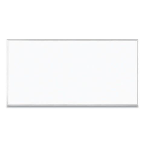 Magnetic Dry Erase Board With Aluminum Frame, (actual Size: 95" X 47"), White Surface, Satin Aluminum Frame