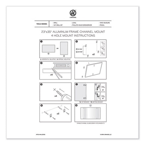 Pinit Magnetic Dry Erase Calendar, Monthly Planning/scheduling, 36" X 24" (actual Size: 35" X 23"), White Surface, Satin Alum