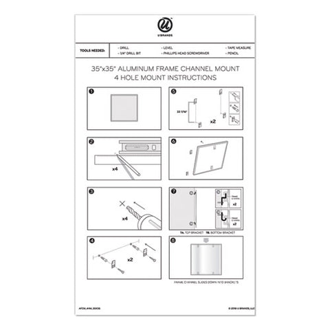 Pinit Magnetic Dry Erase Calendar, Monthly Planning/scheduling, 36" X 36" (actual Size: 35" X 35"), White Surface, Satin Alum