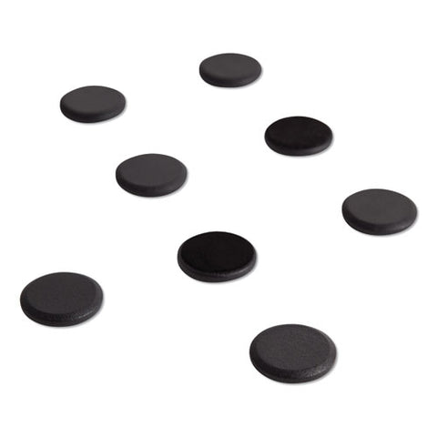 High Energy Magnets, Circle, Black, 1.25" Diameter, 8/pack