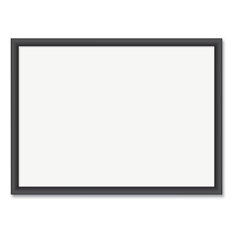 Magnetic Dry Erase Board With Wood Frame, 24" X 18" (actual Size: 23" X 17"), White Surface, Black Wood Frame