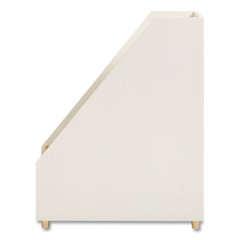 Juliet Magazine Holder, 3.75 X 9.75 X 11.77, White