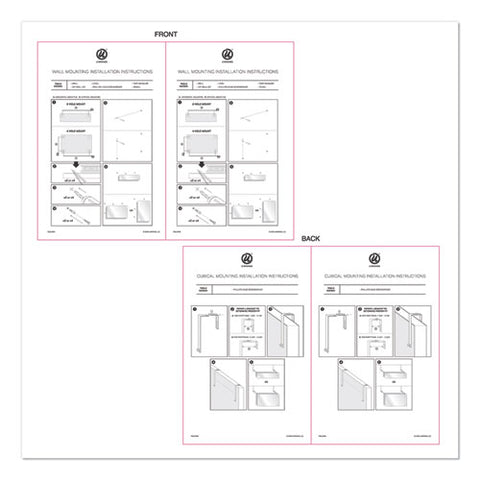 Cubicle Glass Dry Erase Board, Monthly Planning/scheduling Calendar, 20" X 5.5", White Surface