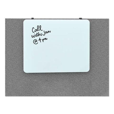 Cubicle Glass Dry Erase Board, 20" X 16", White Surface