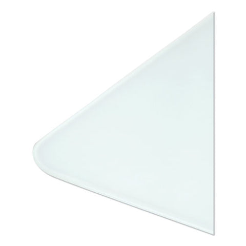 Cubicle Glass Dry Erase Board, 20" X 16", White Surface