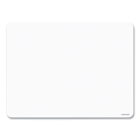 Double-sided Dry Erase Lap Board, 12" X 9", White Surface, 10/pack