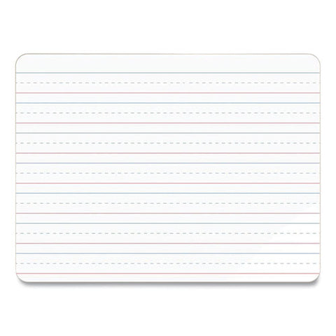 Double-sided Dry Erase Lap Board, 12" X 9", White Surface, 10/pack