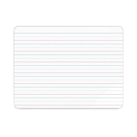 Double-sided Dry Erase Lap Board, 12" X 9", White Surface, 24/pack