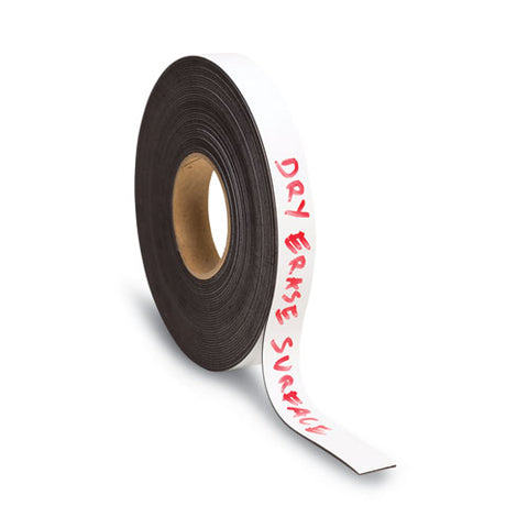 Magnetic Adhesive Tape Roll, 1" X 50 Ft, Black