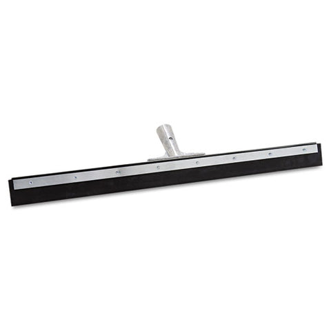 Aquadozer Straight Floor Squeegee, 24" Wide Blade, 3" Handle