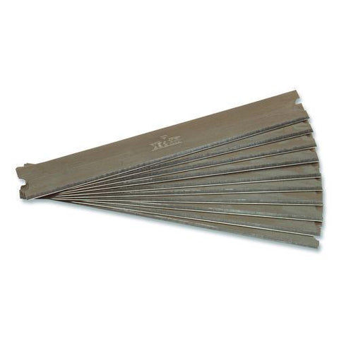 Carbon Steel Scraper Replacement Blades, 5/carton