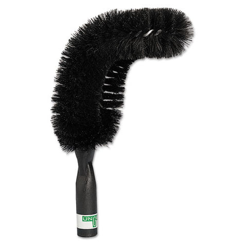 Starduster Pipe Brush, Green Polypropylene Bristles, 7.5" Brush, 6" Black Plastic Handle