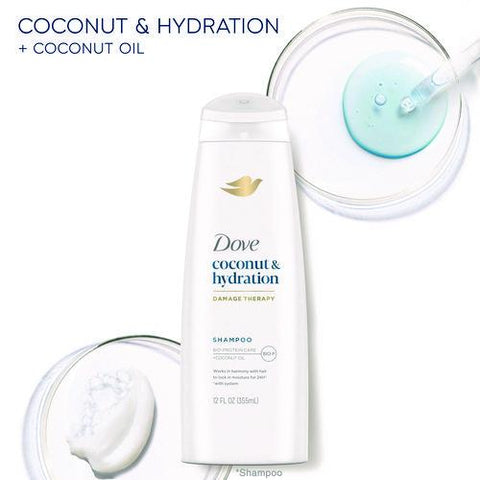 Coconut Shampoo, 12 Oz Bottle, 6/carton