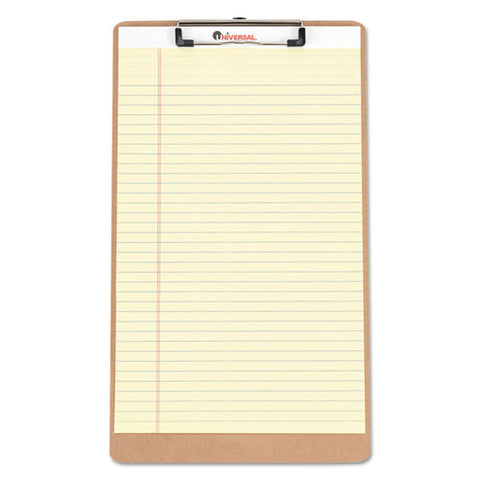 Hardboard Clipboard With Low-profile Clip, 0.5" Clip Capacity, Holds 8.5 X 14 Sheets, Brown, 3/pack