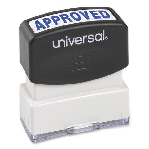 Message Stamp, Approved, Pre-inked One-color, Blue