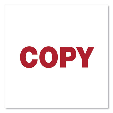 Message Stamp, Copy, Pre-inked One-color, Red