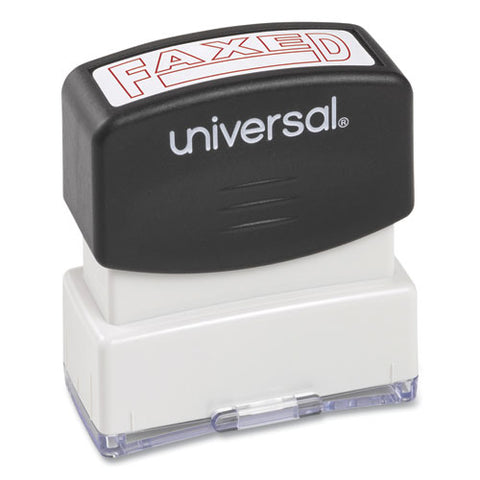 Message Stamp, Faxed, Pre-inked One-color, Red