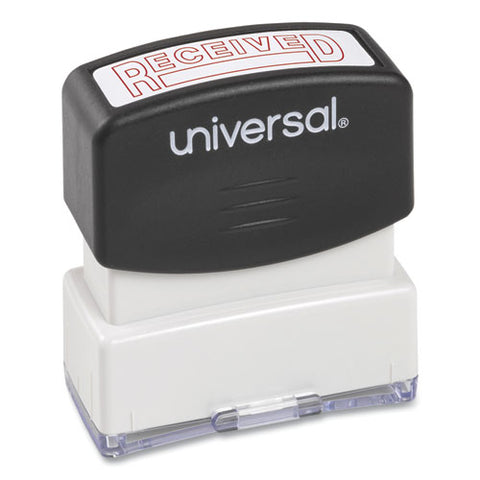 Message Stamp, Received, Pre-inked One-color, Red